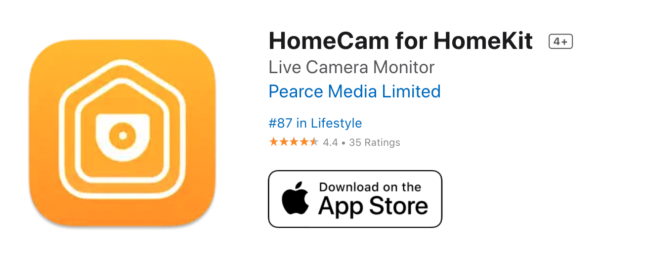 HomeCam for HomeKit