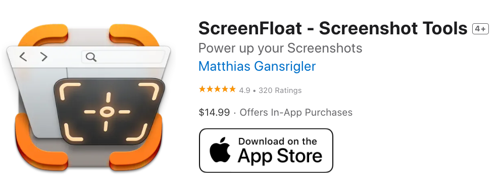 Issue #50: ScreenFloat by Matthias Gansrigler